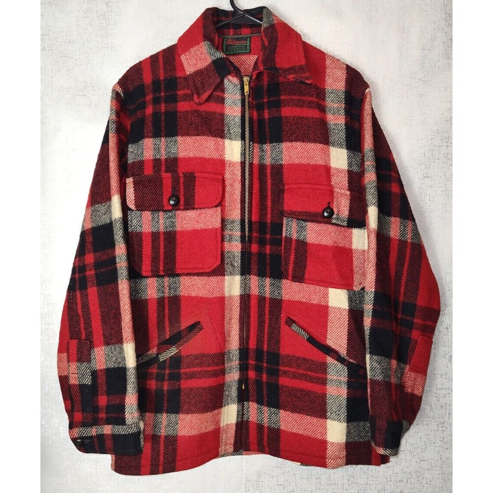 Chippewa Men's Plaid Wool Hunting Jacket